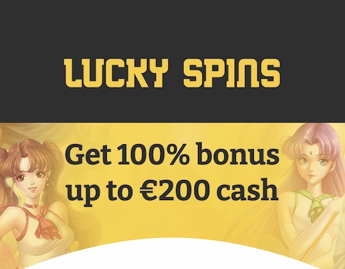 an image showing Lucky Spins pay n play casino's gameplay, bonus details and game visuals